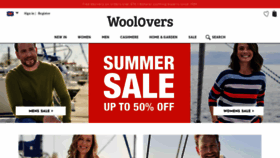What Woolovers.com website looked like in 2021 (2 years ago)