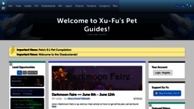What Wow-petguide.com website looked like in 2021 (2 years ago)