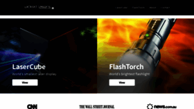 What Wickedlasers.com website looked like in 2021 (2 years ago)