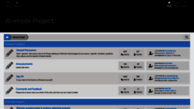 What Wiimoteproject.com website looked like in 2021 (2 years ago)