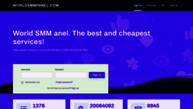 What Worldsmmpanel.com website looked like in 2021 (2 years ago)