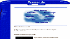 What Wasser.de website looked like in 2021 (2 years ago)