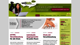 What Webkicks.de website looked like in 2021 (2 years ago)