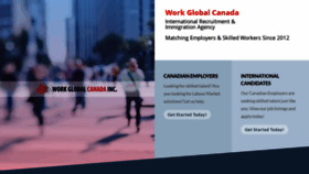 What Workglobalcanada.com website looked like in 2021 (2 years ago)