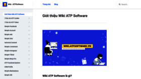 What Wiki.atpsoftware.vn website looked like in 2021 (2 years ago)