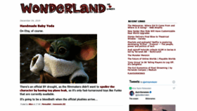 What Wonderlandblog.com website looked like in 2021 (2 years ago)