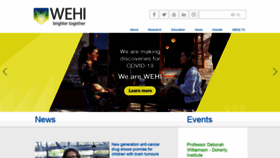 What Wehi.edu.au website looked like in 2021 (2 years ago)
