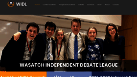 What Wasatchdebate.org website looked like in 2021 (5 years ago)