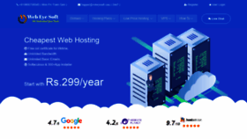 What Webeyesoft.com website looked like in 2021 (2 years ago)