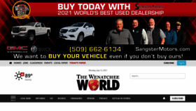 What Wenatcheeworld.com website looked like in 2021 (2 years ago)