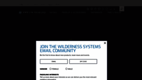 What Wildernesssystems.com website looked like in 2021 (2 years ago)