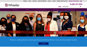 What Wheelerclinic.org website looked like in 2021 (4 years ago)