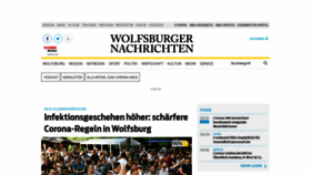 What Wolfsburger-nachrichten.de website looked like in 2021 (2 years ago)