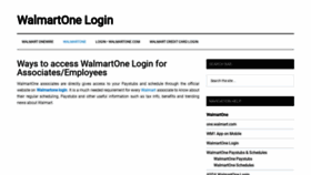 What Walmartonelogin.biz website looked like in 2021 (2 years ago)