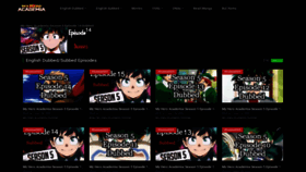 What Ww2.myheroacademiaepisodes.com website looked like in 2021 (2 years ago)