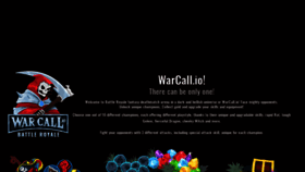 What Warcall.io website looked like in 2021 (2 years ago)
