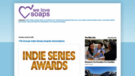 What Welovesoaps.net website looked like in 2021 (2 years ago)