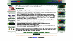 What Webtax4b.ca website looked like in 2021 (2 years ago)
