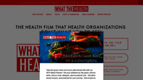 What Whatthehealthfilm.com website looked like in 2021 (2 years ago)