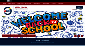 What Wfisd.net website looked like in 2021 (2 years ago)