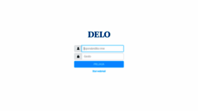 What Webmail.delo.si website looked like in 2021 (2 years ago)