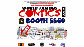 What Worldfamouscomics.com website looked like in 2021 (2 years ago)