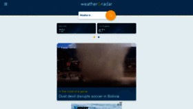 What Weatherandradar.com website looked like in 2021 (4 years ago)