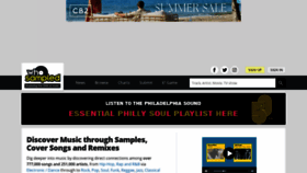 What Whosampled.com website looked like in 2021 (2 years ago)