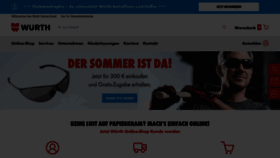What Wuerth.de website looked like in 2021 (2 years ago)