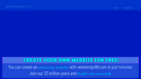 What Webdesign96.com website looked like in 2021 (2 years ago)