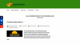 What Webwinkel-links.nl website looked like in 2021 (2 years ago)