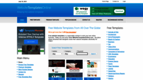 What Websitetemplatesonline.com website looked like in 2021 (2 years ago)