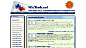 What Wintools.net website looked like in 2021 (2 years ago)