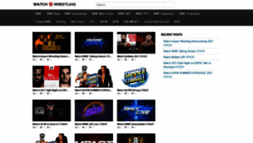What Watchwrestling.in website looked like in 2021 (2 years ago)