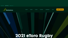 What Wallabies.rugby website looked like in 2021 (2 years ago)