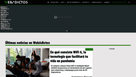 What Webadictos.com website looked like in 2021 (2 years ago)