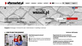 What Wsnsit.pl website looked like in 2021 (2 years ago)