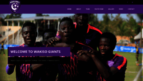 What Wakisogiantsfc.com website looked like in 2021 (2 years ago)