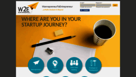 What Wannapreneur2entrepreneur.com website looked like in 2021 (2 years ago)