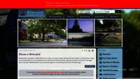What Wethersfieldct.gov website looked like in 2021 (2 years ago)