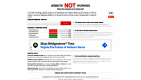 What Websitenotworking.com website looked like in 2021 (2 years ago)