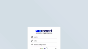 What Weconnect.com.br website looked like in 2021 (2 years ago)