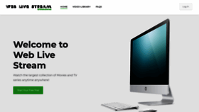 What Weblivestream.com website looked like in 2021 (2 years ago)