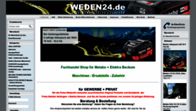What Weden24.de website looked like in 2021 (2 years ago)