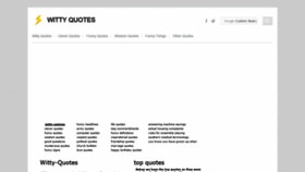 What Witty-quotes.com website looked like in 2021 (2 years ago)
