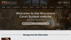 What Wicourts.gov website looked like in 2021 (2 years ago)