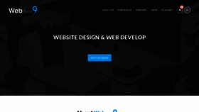 What Webdesi9.com website looked like in 2021 (3 years ago)