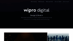 What Wiprodigital.com website looked like in 2021 (2 years ago)
