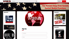 What Wimkin.com website looked like in 2021 (2 years ago)