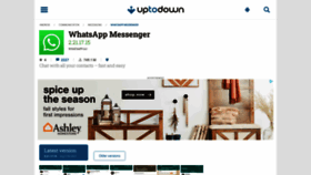 What Whatsapp-messenger.en.uptodown.com website looked like in 2021 (2 years ago)